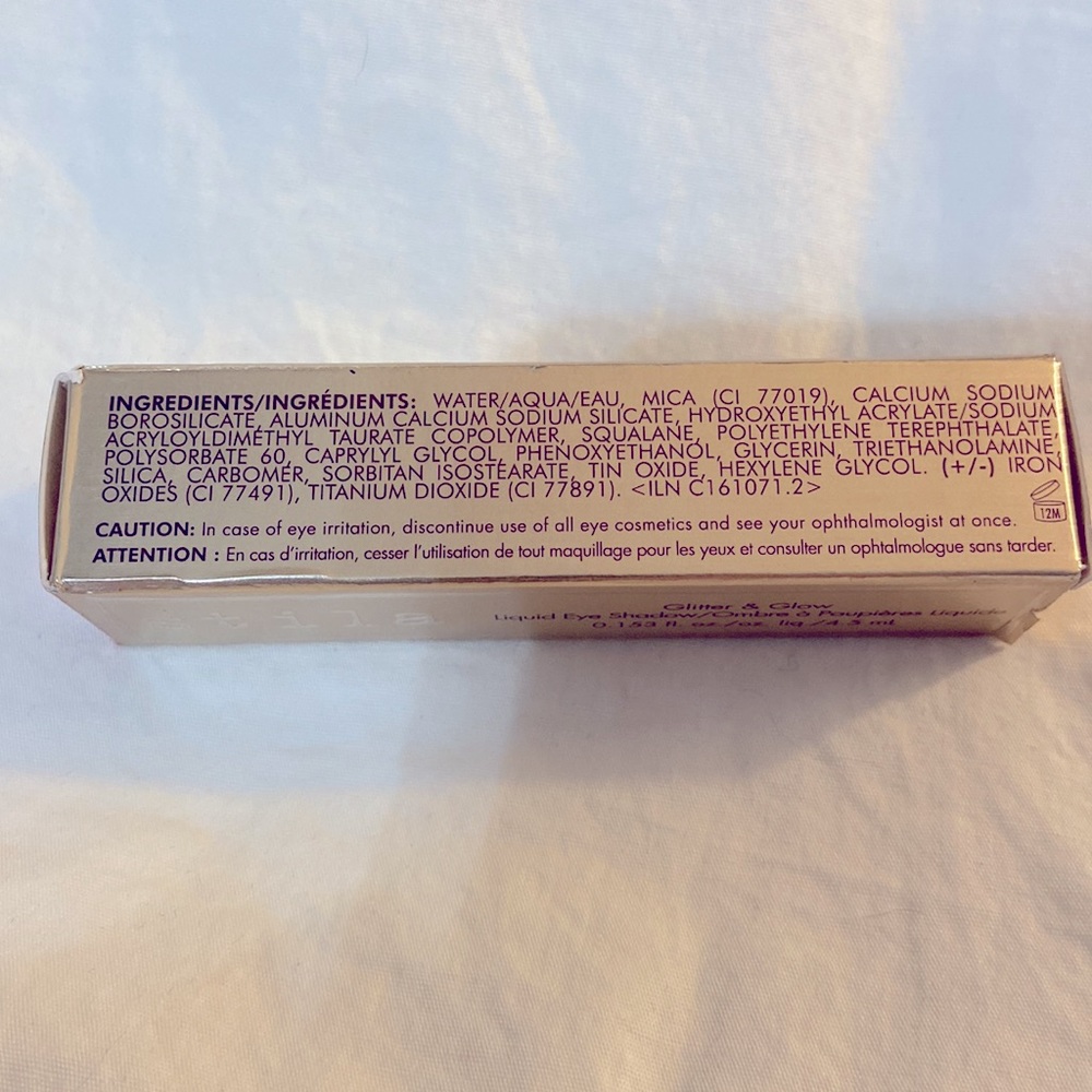 NEW Stila Bronzed Bell Glitter and Glow Liquid Eyeshadow - Picture 6 of 8